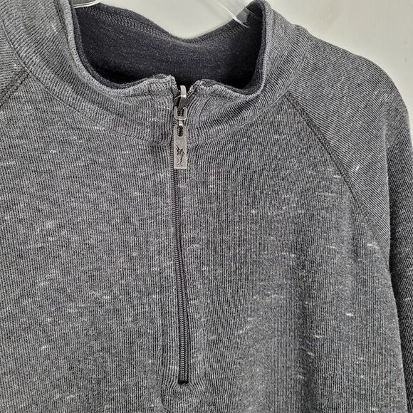 Tommy Bahama Size XXL Reversible Flipshot Half Zip Pullover Sweater Gray - Picture 7 of 12